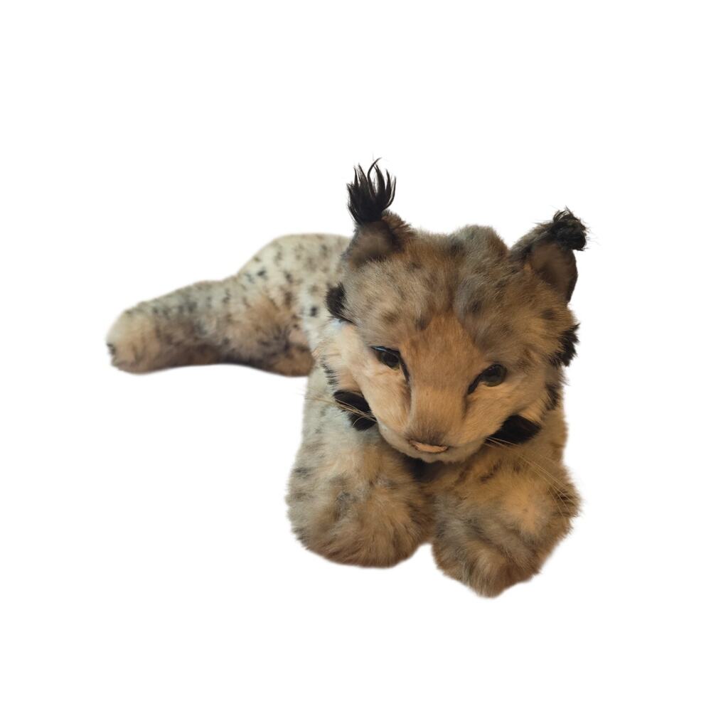 20" Avanti Maine Coon Plush Stuffed Cat Toy With Tags By Jockline Italy 1987